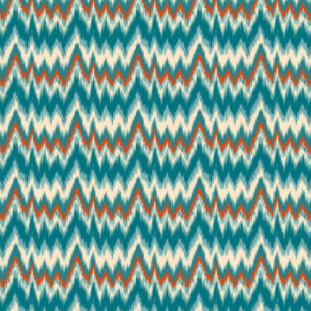 Cala Figuera in Azul Teja, Multipurpose Fabric by Gaston Y Daniela