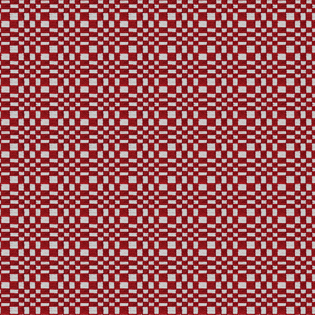Santa Eulalia in Rojo, Upholstery Fabric by Gaston Y Daniela