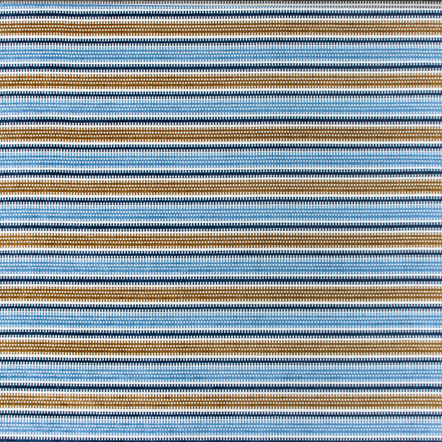 Assos in Azul/ocre, Upholstery Fabric by Gaston Y Daniela