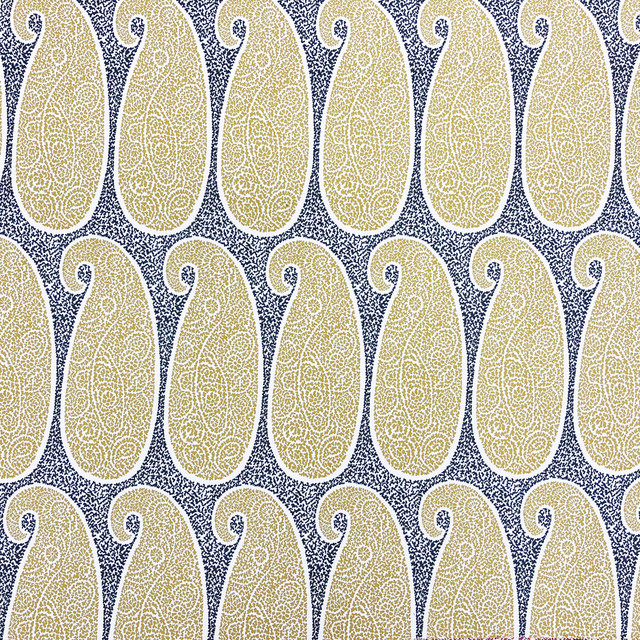 Yaiza in Antracita/ocre, Upholstery Fabric by Gaston Y Daniela