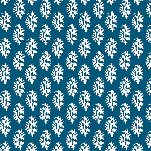 Seijo in Azul, Multipurpose Fabric by Gaston Y Daniela