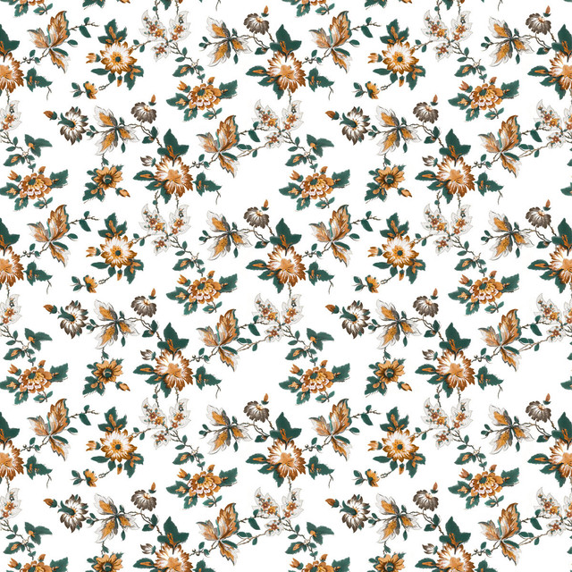 Brigitta in Ocre, Multipurpose Fabric by Gaston Y Daniela