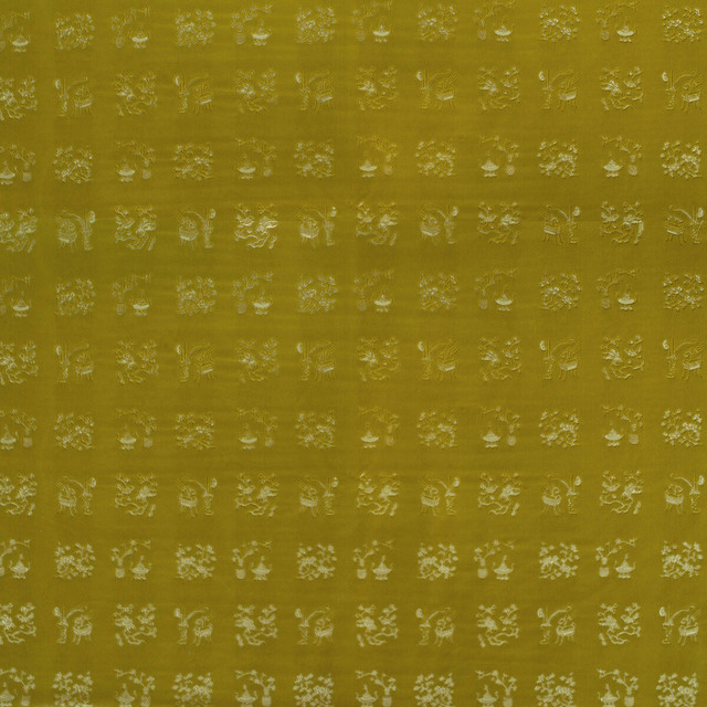 Neon in Oro, Upholstery Fabric by Gaston Y Daniela
