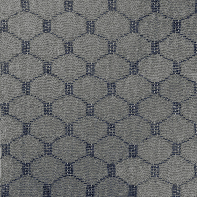 Gredos in Gris/navy, Upholstery Fabric by Gaston Y Daniela