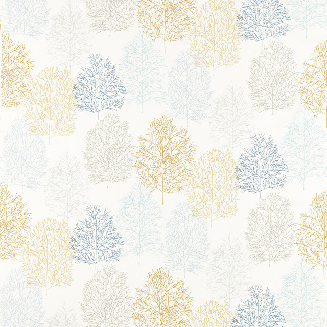 Soetsu in Stonewash/papaya, Multipurpose Fabric by Scion