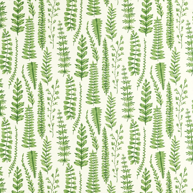 Ferns in Juniper, Multipurpose Fabric by Scion