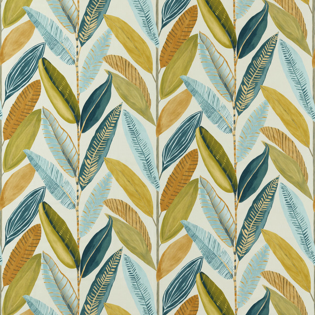 Hikkaduwa in Tangerine, Multipurpose Fabric by Scion