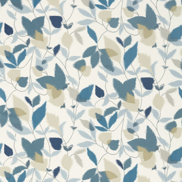 Akira in Denim/midnight/putty, Multipurpose Fabric by Scion