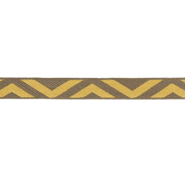Geo Club Border in Oro, Trim Fabric by Kravet Design