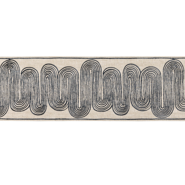 Ischia Tape in Steel, Trim Fabric by Kravet Couture