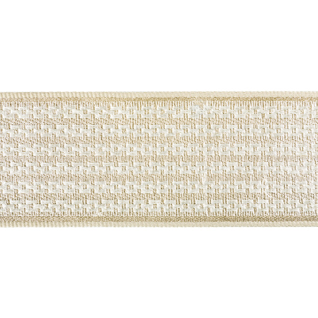 Chainlink Tape in Champagne, Trim Fabric by Kravet Couture