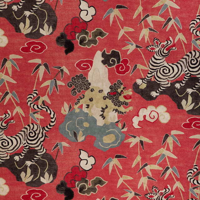 Wildlife in Currant, Multipurpose Fabric by Kravet Basics