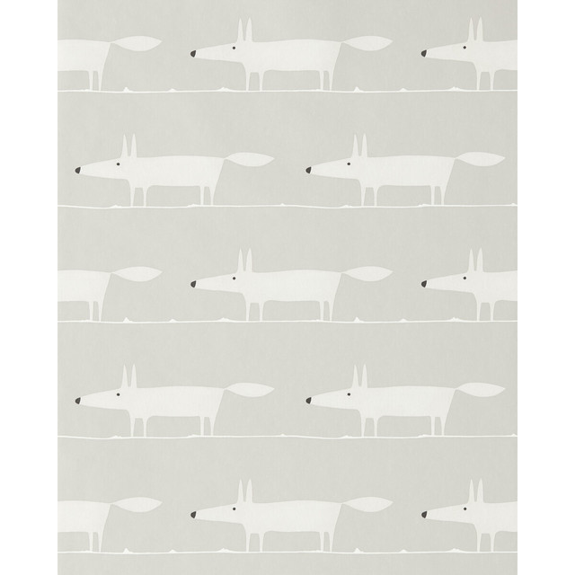 Midi Fox Wp in Shadow, Wallcovering by Scion
