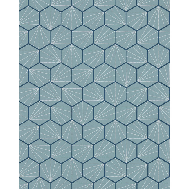 Aikyo Wp in Coast, Wallcovering by Scion