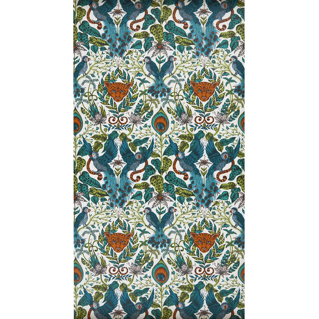 Amazon in Jungle, Wallcovering by Clarke & Clarke