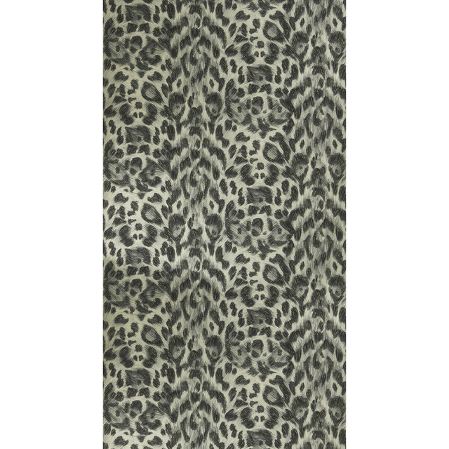 Felis in Charcoal/gold, Wallcovering by Clarke & Clarke
