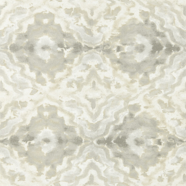 Aqueous in Natural Wp, Wallcovering by Clarke & Clarke