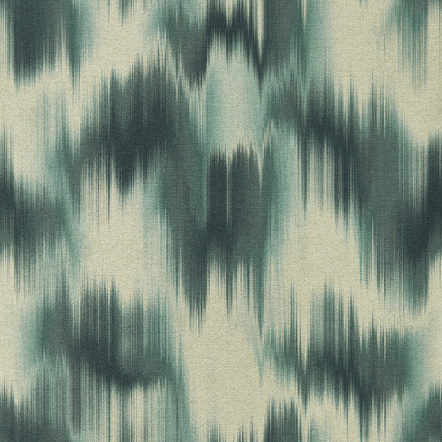 Colorante in Teal Wp, Wallcovering by Clarke & Clarke