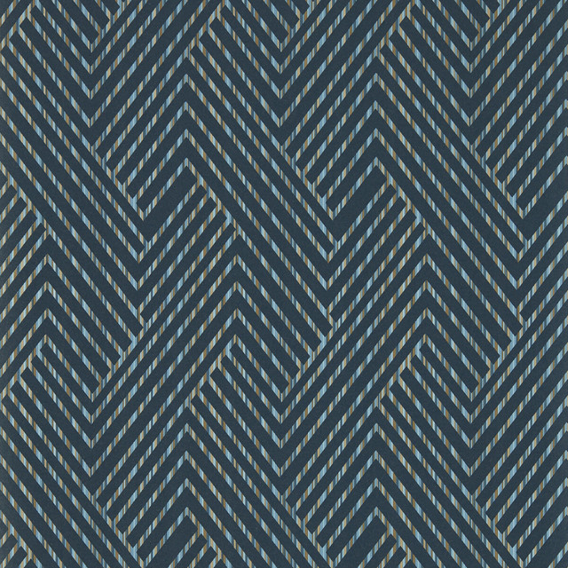 Grassetto in Midnight Wp, Wallcovering by Clarke & Clarke