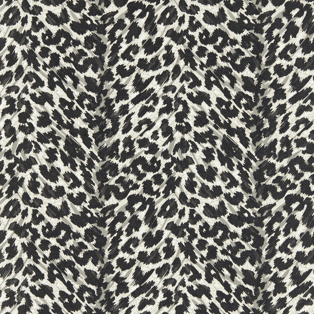 Pokot in Noir Wp, Wallcovering by Clarke & Clarke