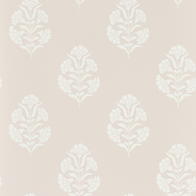 Standen in Blush Wp, Wallcovering by Clarke & Clarke