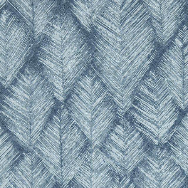 Folius in Midnight Wp, Wallcovering by Clarke & Clarke