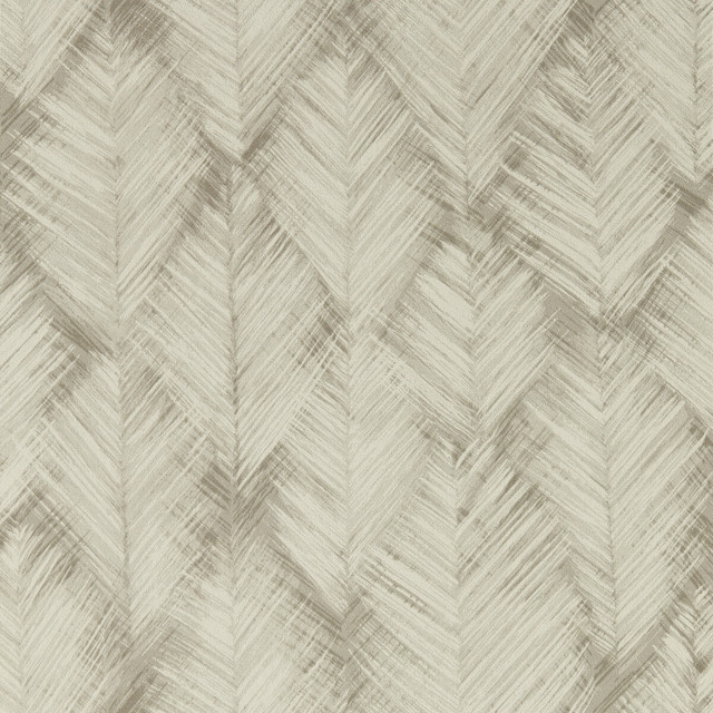Folius in Putty Wp, Wallcovering by Clarke & Clarke