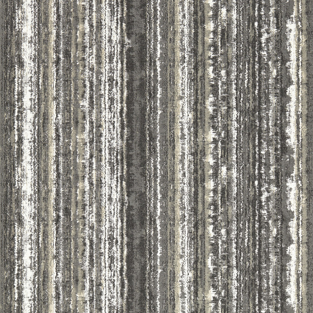 Striatus in Charcoal Gilver Wp, Wallcovering by Clarke & Clarke