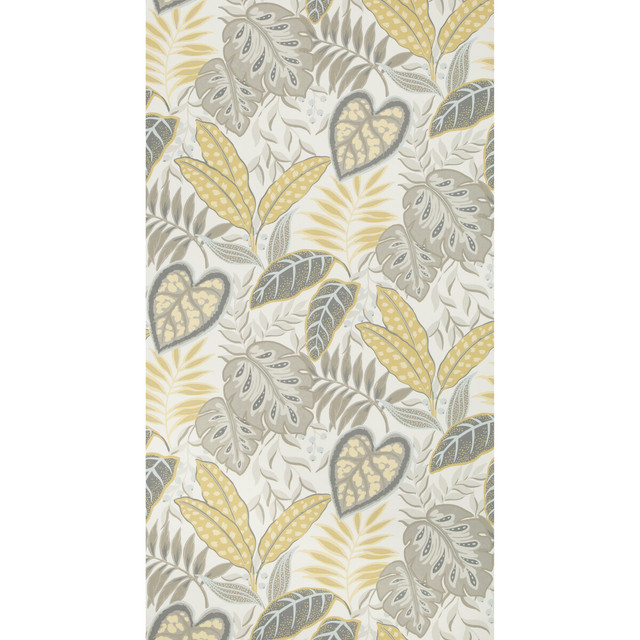 Jasmine in Citrine, Wallcovering by Kravet Design