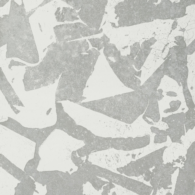 Social Canvas in Silver, Wallcovering by Kravet Couture