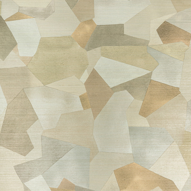 Tavoro Sisal in Sandstone, Wallcovering by Kravet Couture