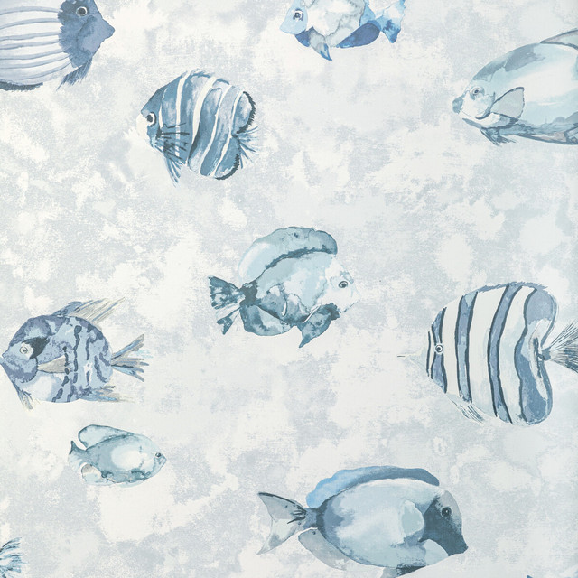 Great Reef Wp in Crystal, Wallcovering by Kravet Design