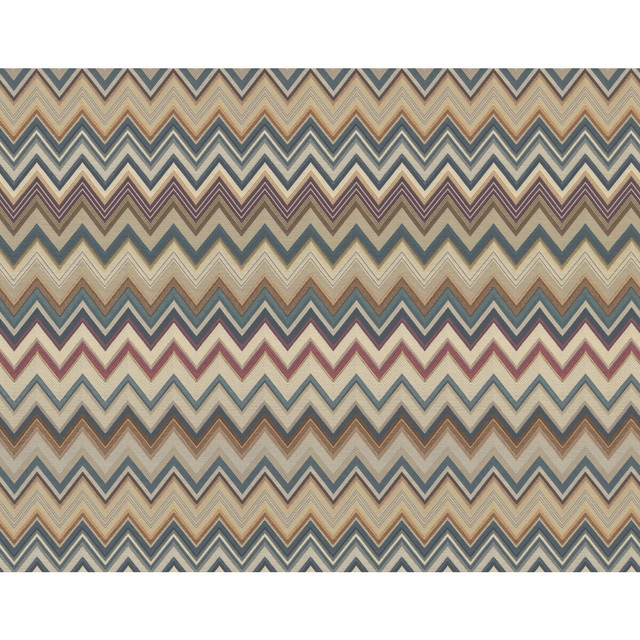 Happy Zig Zag Wp in 10332, Wallcovering by Kravet Couture