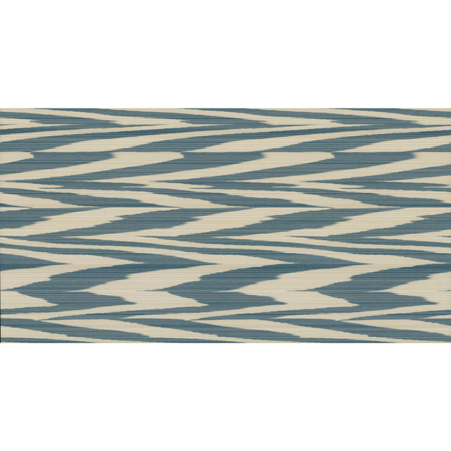 Flamed Zig Zag Wp in 10340, Wallcovering by Kravet Couture