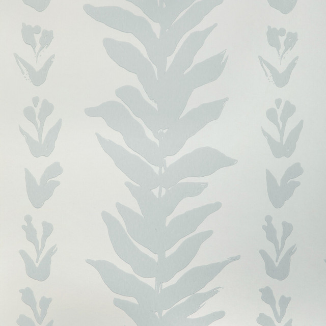 Climbing Leaves Wp in Mist, Wallcovering by Kravet Couture