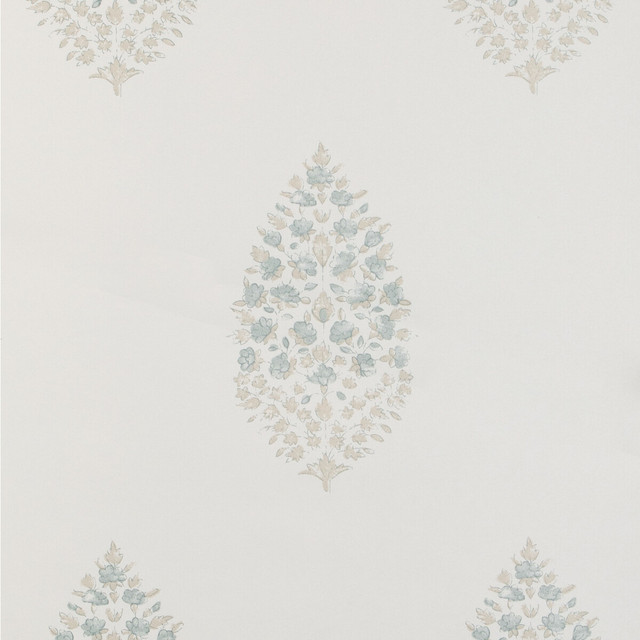 Atelier Paisley Wp in Mist, Wallcovering by Kravet Couture