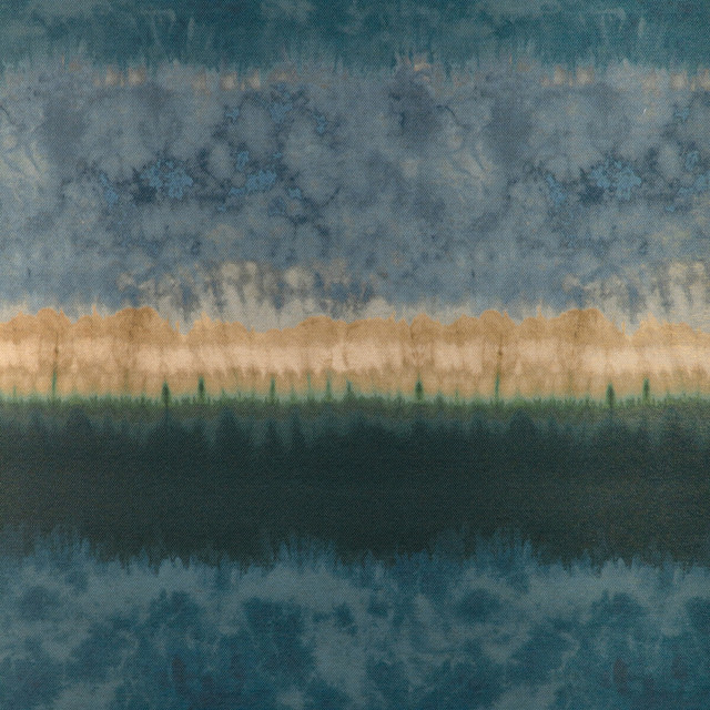 Izumo Wp in Aegean, Wallcovering by Kravet Couture