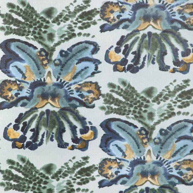 Rorschach Wp in Stormcloud, Wallcovering by Kravet Couture