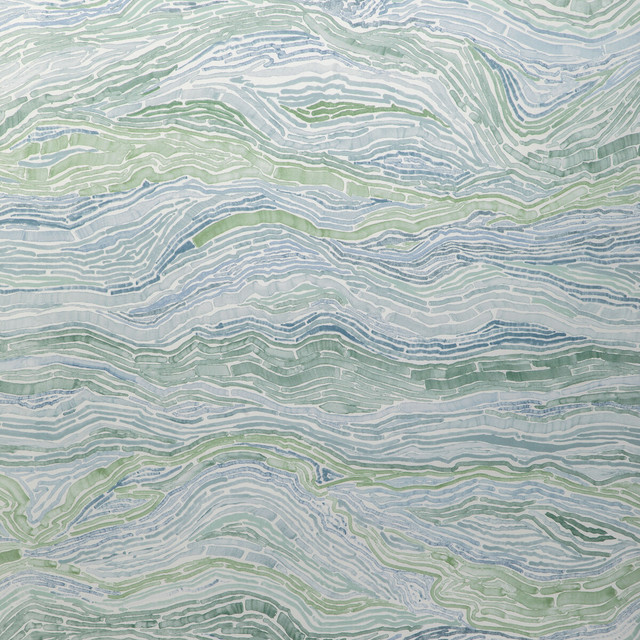 Swami Wp in Meadow, Wallcovering by Kravet Couture