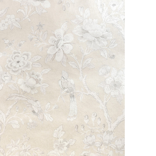 Symphony Mica Wp in Platinum, Wallcovering by Kravet Couture