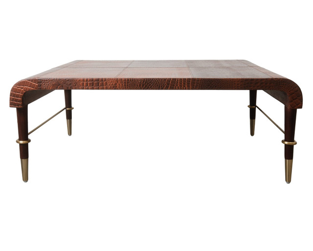 Go Home Ltd - Lady Leather Coffee Table