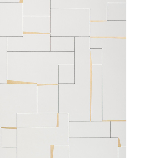 Counterculture in Ivory/gold, Wallcovering by Kravet Couture