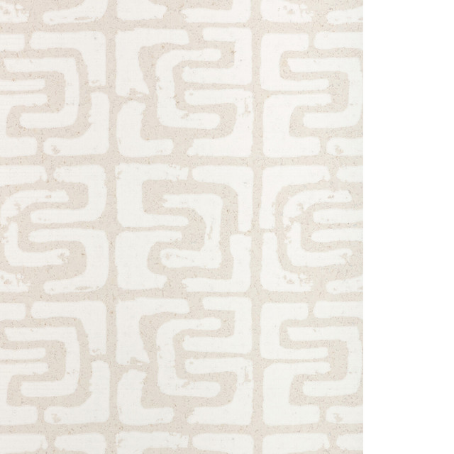Oui Bloc Due in Whisper, Wallcovering by Kravet Couture