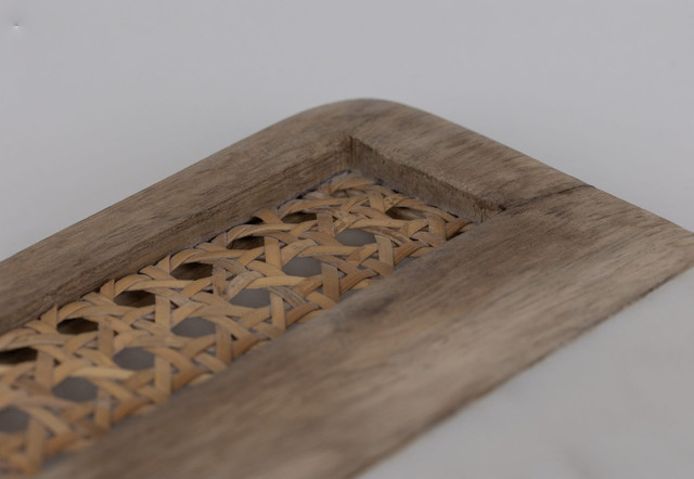 Go Home Ltd - Palace Rattan Cheese Board 