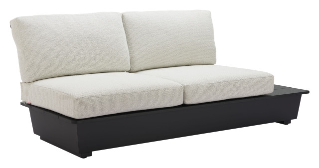Zuo Modern Tien RHF Loveseat Beige