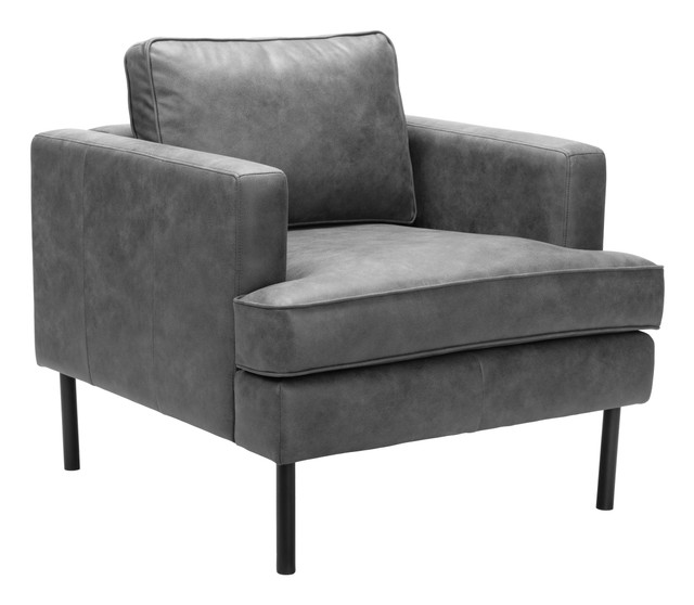 Zuo Modern Decade Armchair Vintage Gray