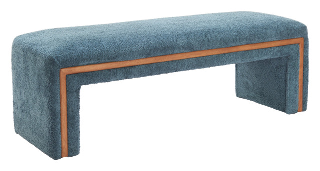 Zuo Modern Scatola Bench Blue