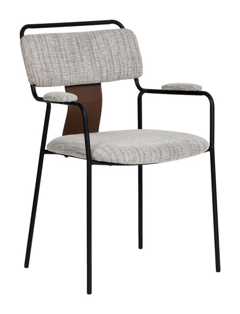 Zuo Modern Couva Dining Chair (Set of 2) Gray Tweed