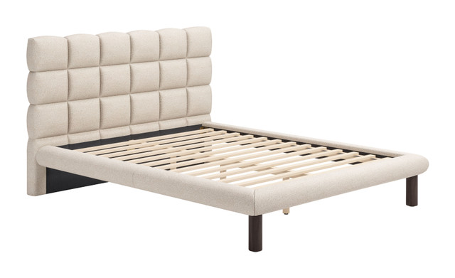 Zuo Modern Placid Queen Bed Beige