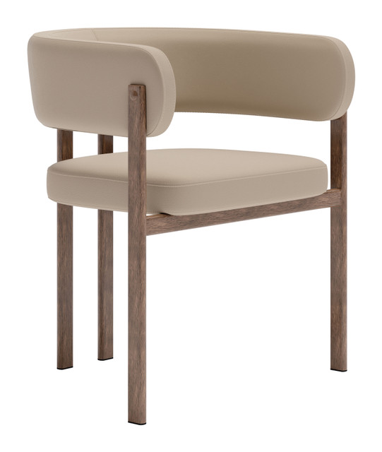 Zuo Modern Ruge Dining Chair (Set of 2) Beige
